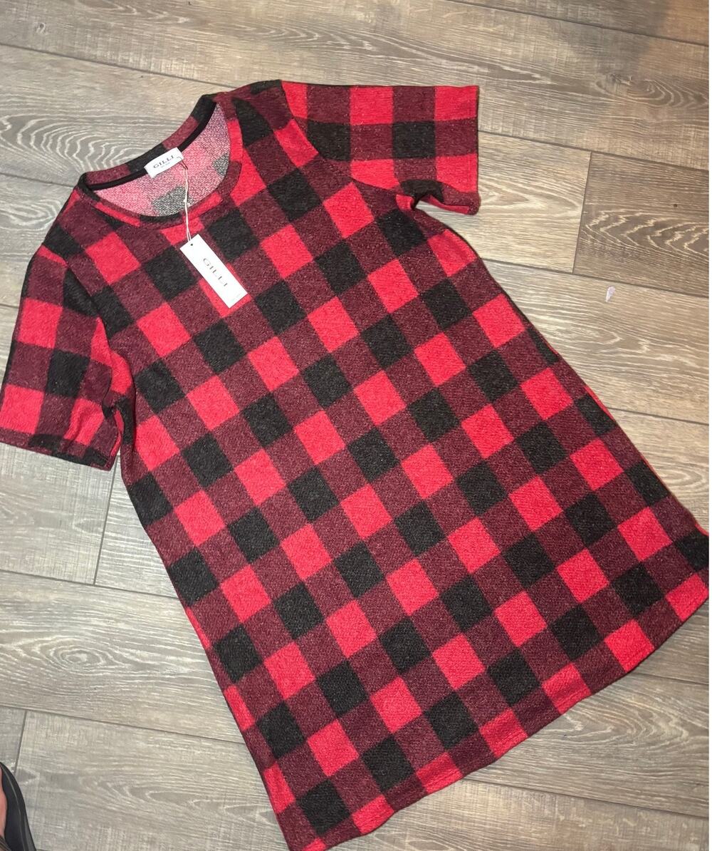 Holiday NWT Buffalo Plaid Gili Dress - 2xl